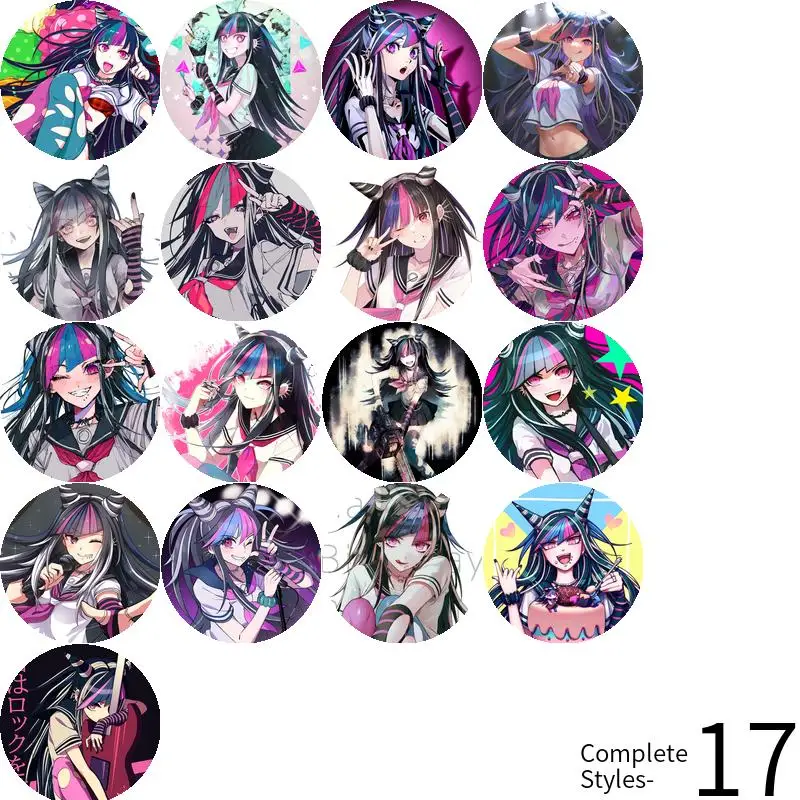 Mioda Ibuki игровая аниме бриллиантовая брошь с якорем периферийные булавки персонализированные периферийные ювелирные изделия для косплея 58 мм Fandom