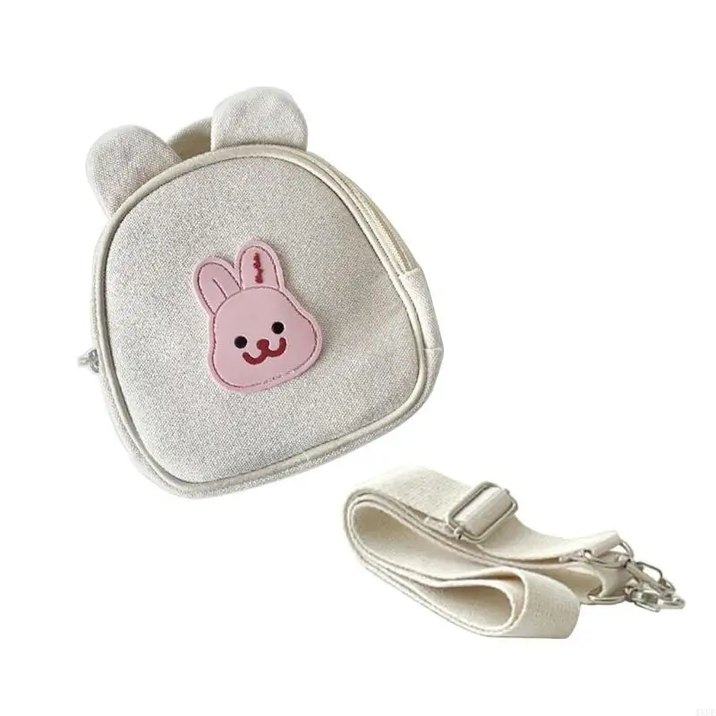 

Spacious Stroller Organizers Bear Rabbit Pram Storage Bag Canvas Shoulder Bag