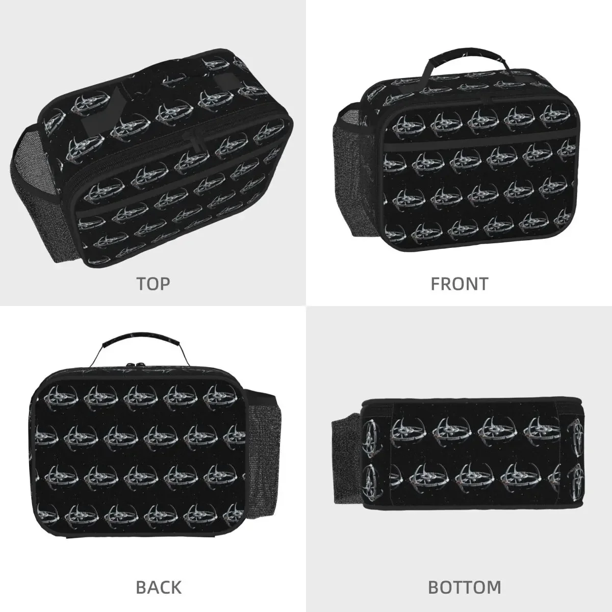 Stars Treks Deep Space Nine Logo Insulated Lunch Bag for Women Office Cooler Thermal Food Box Tote Lunch Boxes Container
