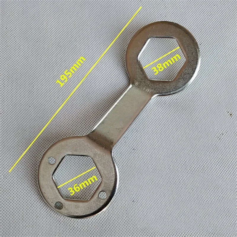 Chiave frizione per lavatrice Smontaggio Strumento di manutenzione Chiave per pulizia 36/38mm Spessimento dado Chiave a maniche lunghe Casuale