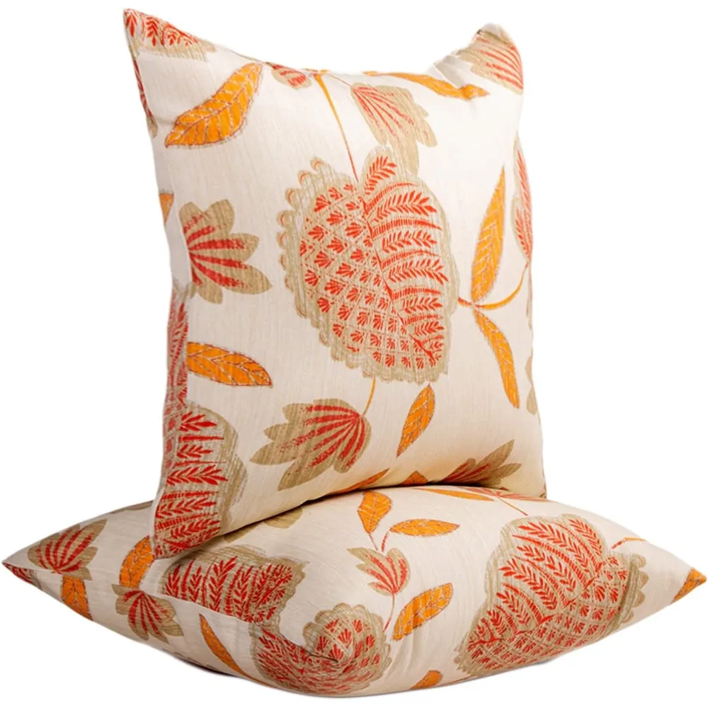 

Waterproof Outdoor Decorative Pillows Set of 2, 18x18 Inches, Suitable for Patio, Couch, and Bed