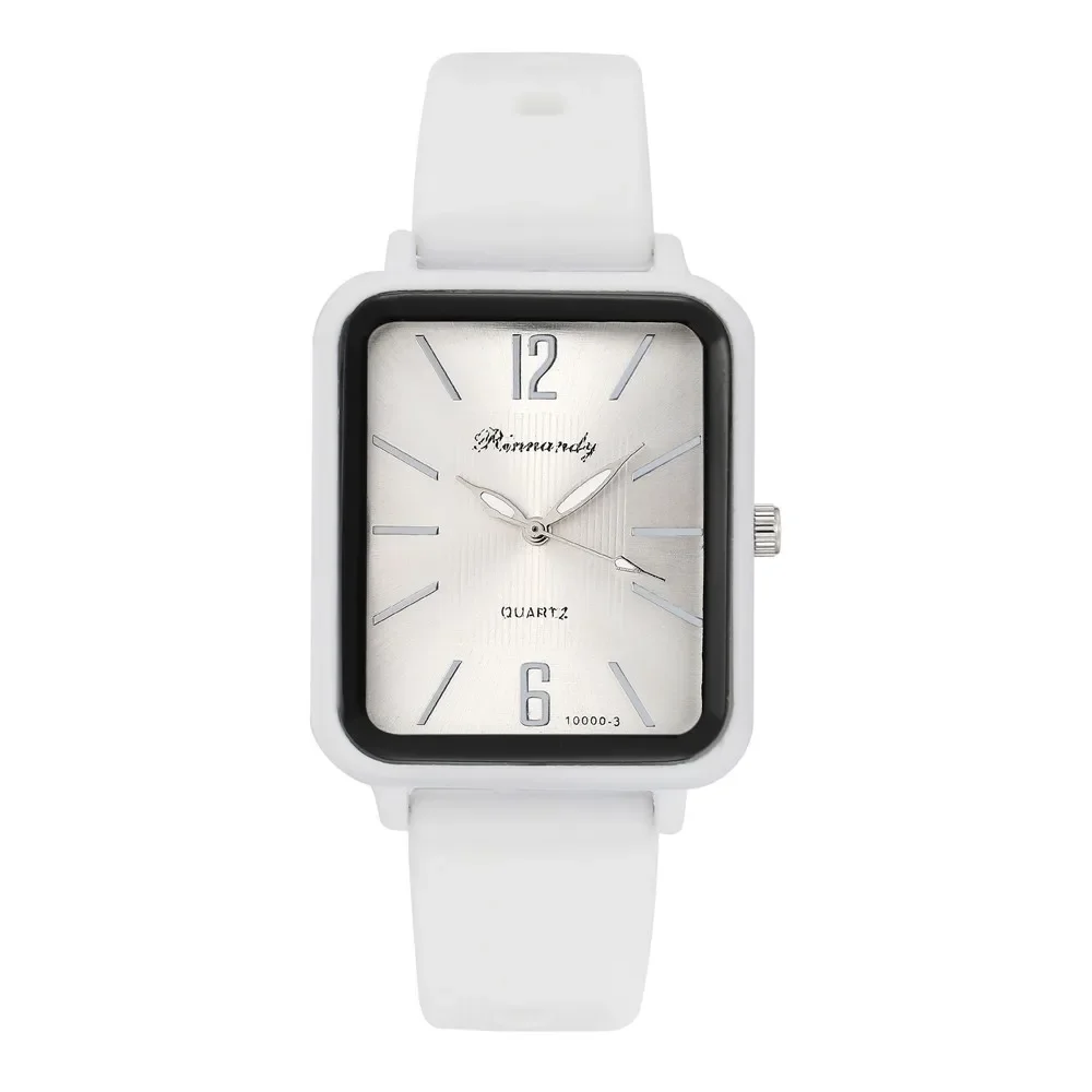 Модные брендовые часы с силиконовым ремешком, студенческие квадратные цифровые женские кварцевые часы для отдыха, новые женские роскошные наручные часы, дропшиппинг