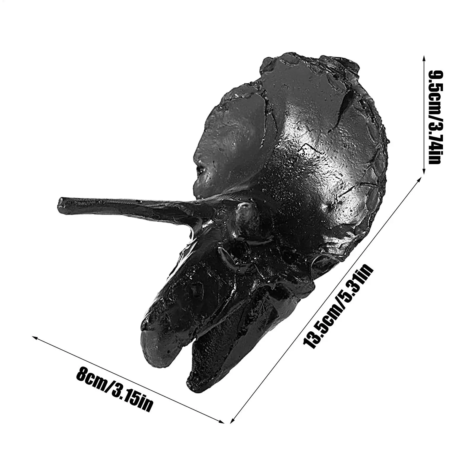 صافرة عالية على شكل ترايسيراتوبس لعبة معدات البقاء على قيد الحياة للهالوين رعب صراخ صافرة للمغامرة الظهر حفلة الميدان البرية #6