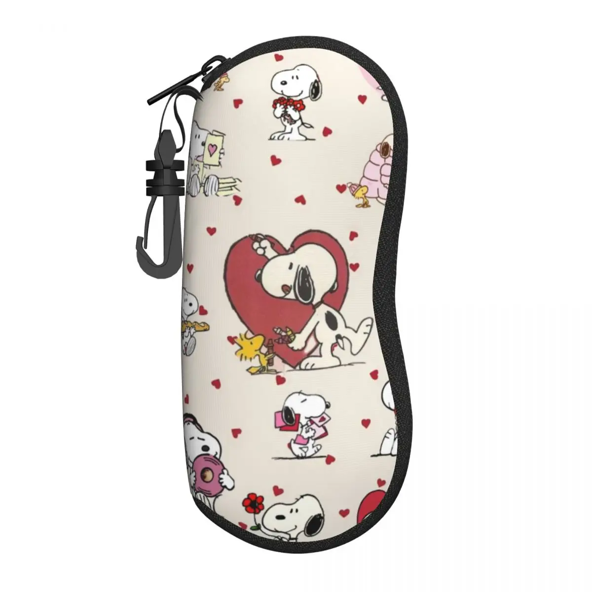 

Snoopy Ultra-Light Soft Shell Glasses Case - Compact and Portable Eyewear Case for Travel, School, and Daily Use