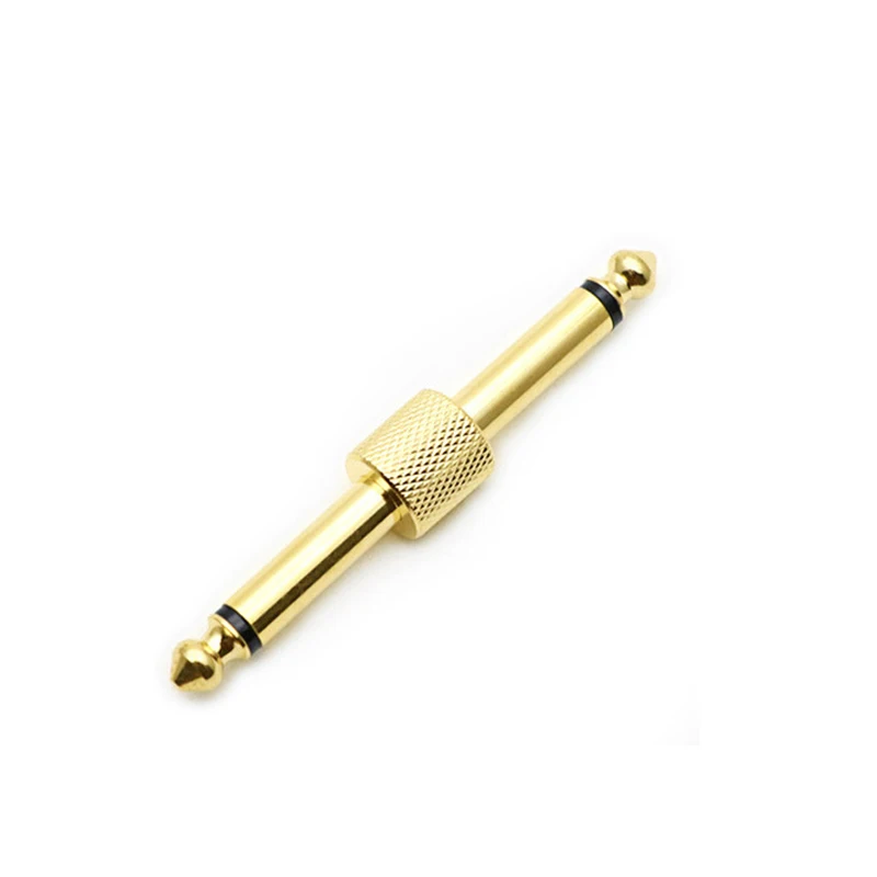 

1 Pcs Guitar Effect Pedal Jack Connector Plug Metal Solder Connection Coupler Crank Jumper Patch