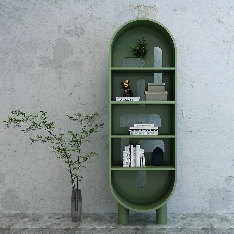 

Bookcase Display Cabinet Nordic Simple Small Unit Storage Cabinet Bookcase Bookshelf Locker Customized Display Cabinet