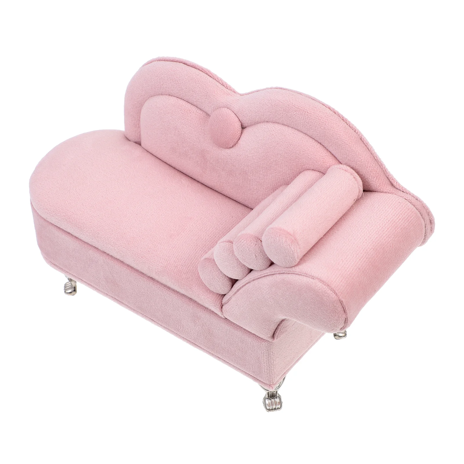 House Sofa Furniture Miniature Sofa Jewelry Box Model Mini House Photo Prop sofa model delicate mini sofa decors