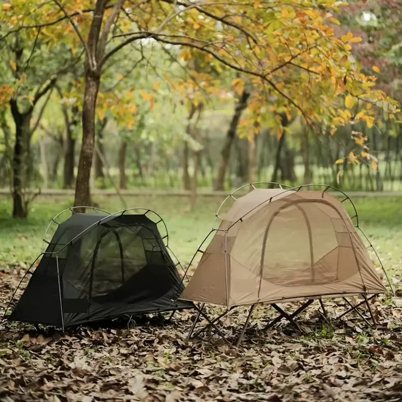 Ultralight 1 Person Camping Tent Quick Open Waterproof Outdoor Shelter Portable Ground Tent for Hiking Backpacking Travel
