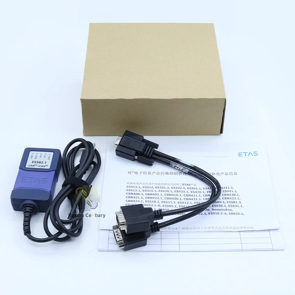 FOR ETAS ES582.1 INCA Calibration USB-to-CAN Adapter for VCU/ECU/TCU Tuning, High-Speed CAN Bus Diagnostic Tool Kit
