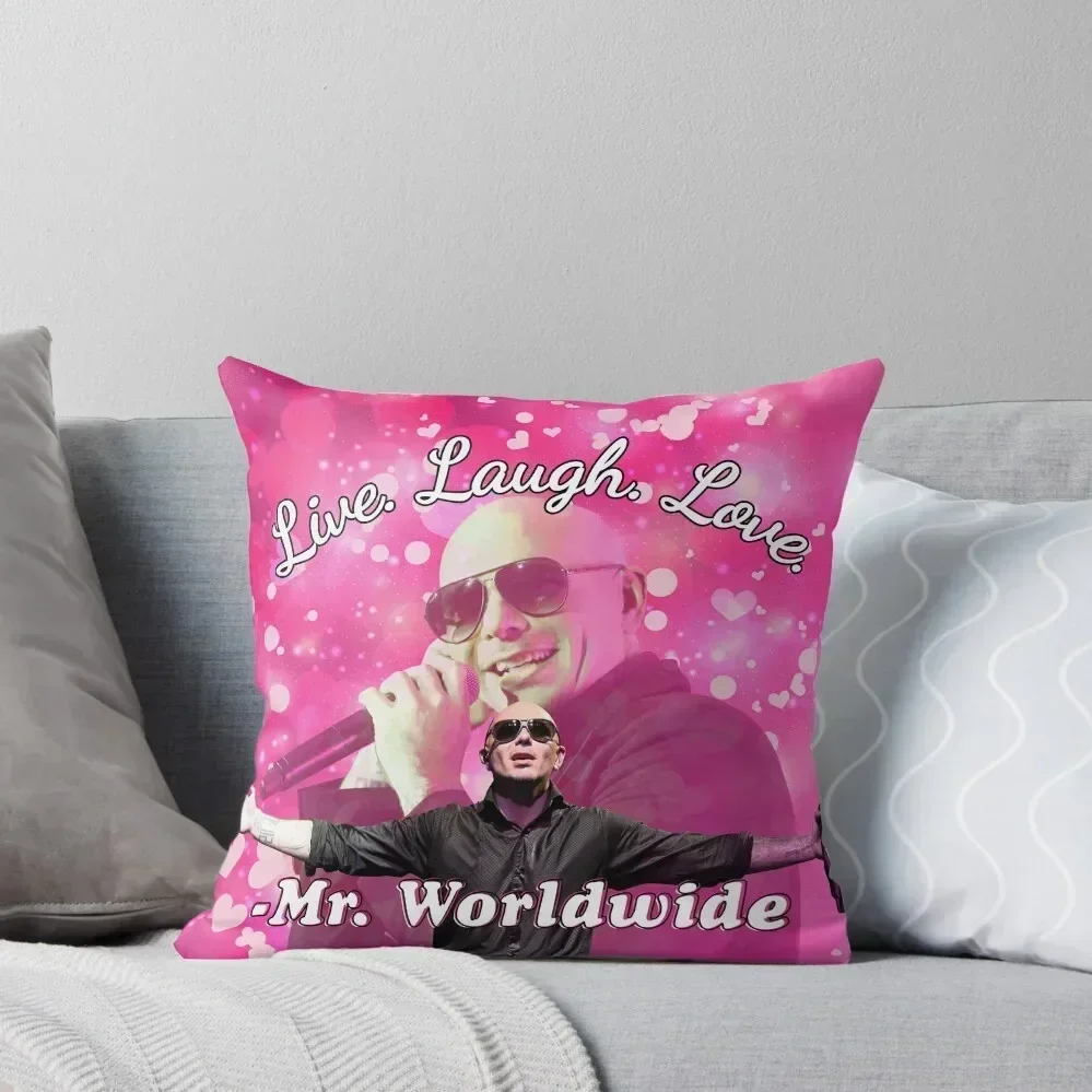 

mr worldwide says o live laugh love Sugimo Yrs26 Throw Pillow Luxury Sofa Cushions Pillow Decor pillow