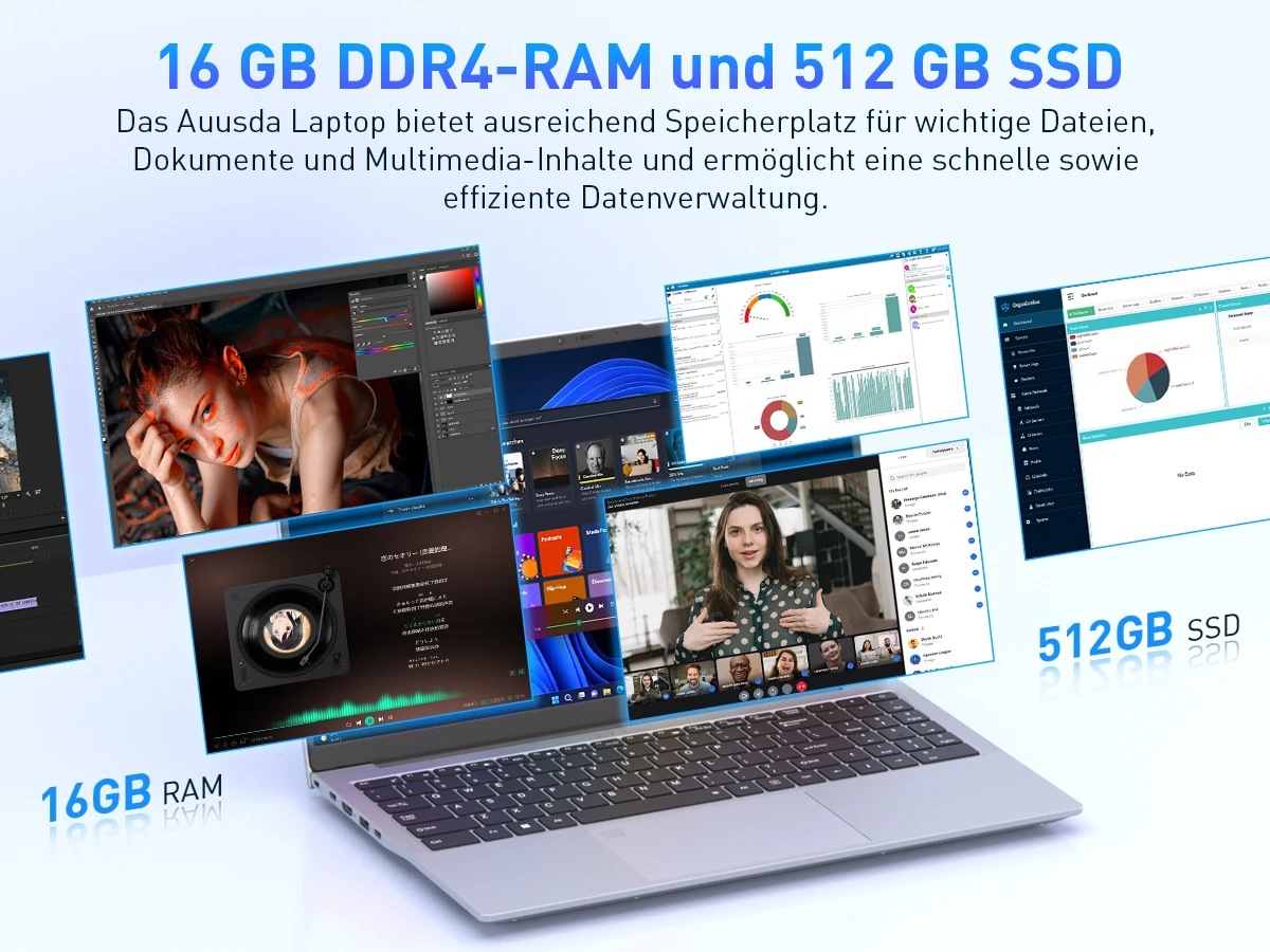 Notebook Pc, 15.6" Fhd Ips Laptop, Amd Ryzen 3 3250C, Max. 3.5Ghz 16Gb Ram 512Gb Nvme M.2 Ssd, Windows 11 Pro, Wi-Fi 6, Bluetooth 5.3, 2X Type-C, HDMI - Computer for Work & Study