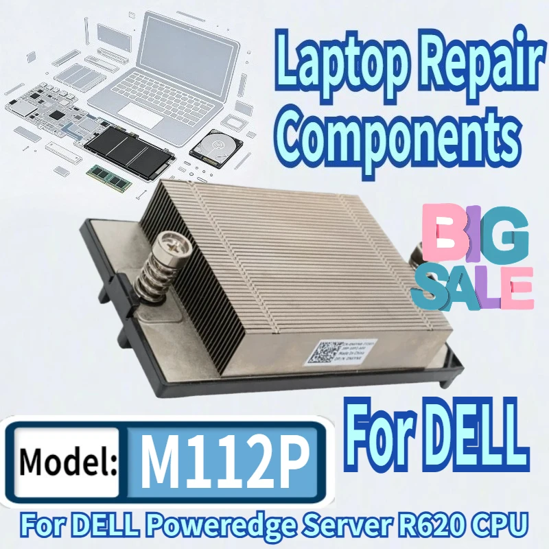 

Heatsink 0M112P M112P Cooling System For DELL Poweredge Server R620 CPU