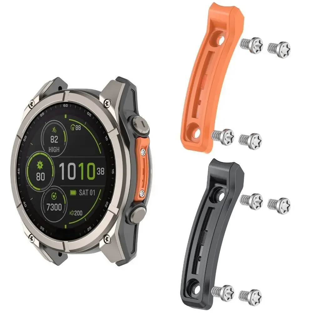 Lightweight Replacement Watch Bumper Strip Metal Decorative Anti-collision Strip for Garmin Fenix 8/Tactix 8/Quatix 8/Fenix 8Pro