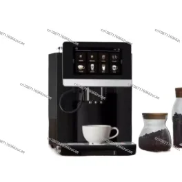 Goût de café réglable écran táctil inteligente 18 libros de recettes de café Máquina de café entièrement automatique