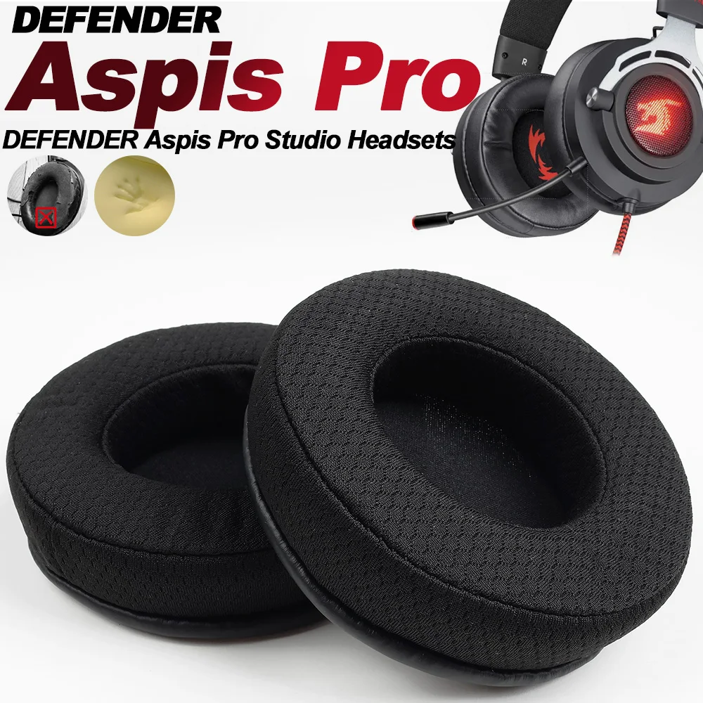 Earphone pads For DEFENDER Aspis Pro replacement  Earpads headphones cloth Memory Sponge
