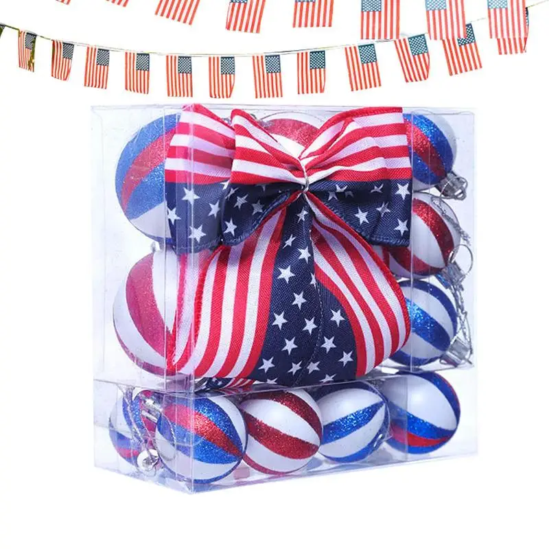 4th Of July Party Supplies Independence Day Decor Citizenship Party Decorations 20pcs Vibrant 4th Of July Decorations Indoor