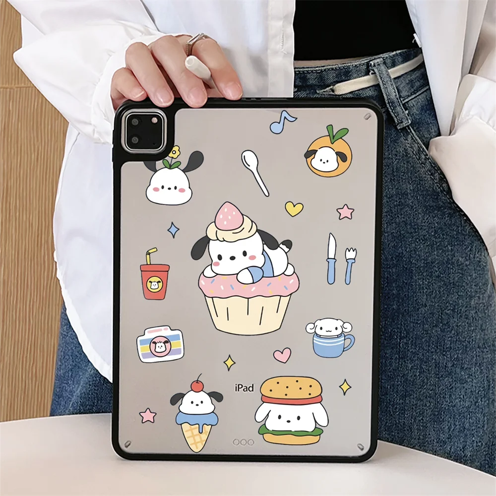 

Прозрачный чехол для iPad 2025 A16 11-го 10-го поколения Air 7 6 5 4 10,9 Pro 11 дюймов Mini 7/6 10,2/10,5 9,7 акриловая жесткая задняя крышка