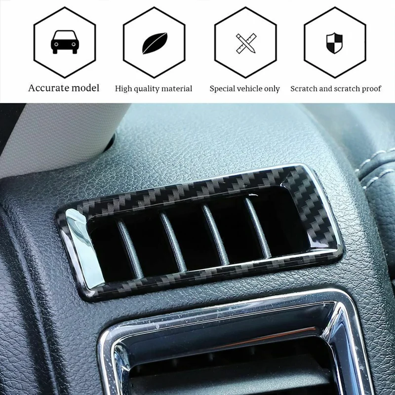 Center Console Air Vent Outlet Cover Trim ABS Interior Accessories For Dodge Ram 1500 2010-2017