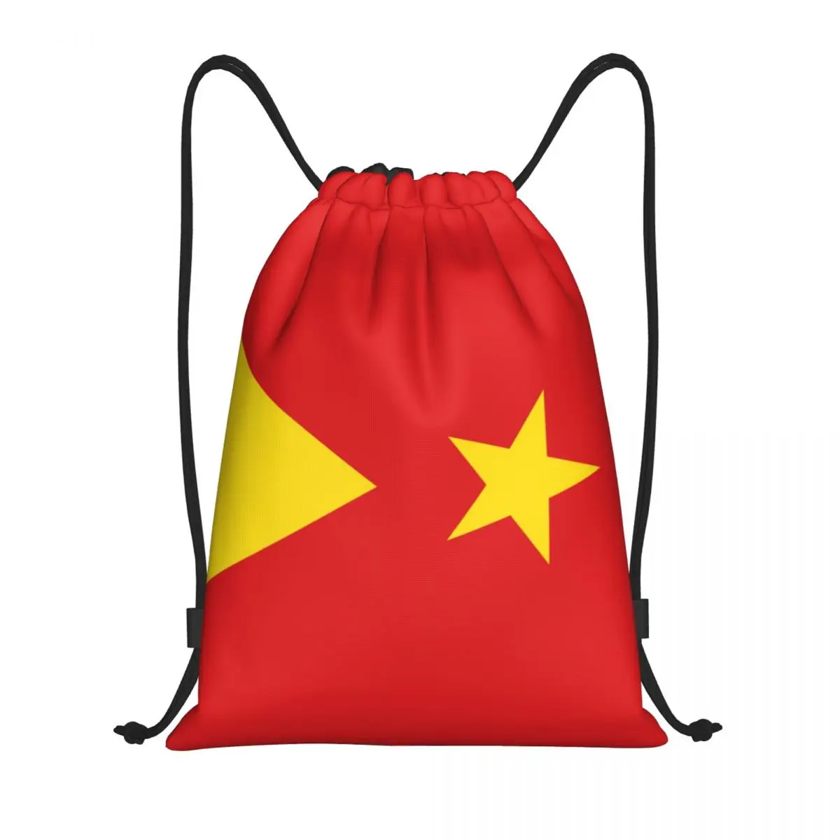 Flag Of The Tigray Region Drawstring Backpack Sports Gym Bag for Men Women Ethiopia Training Sackpack