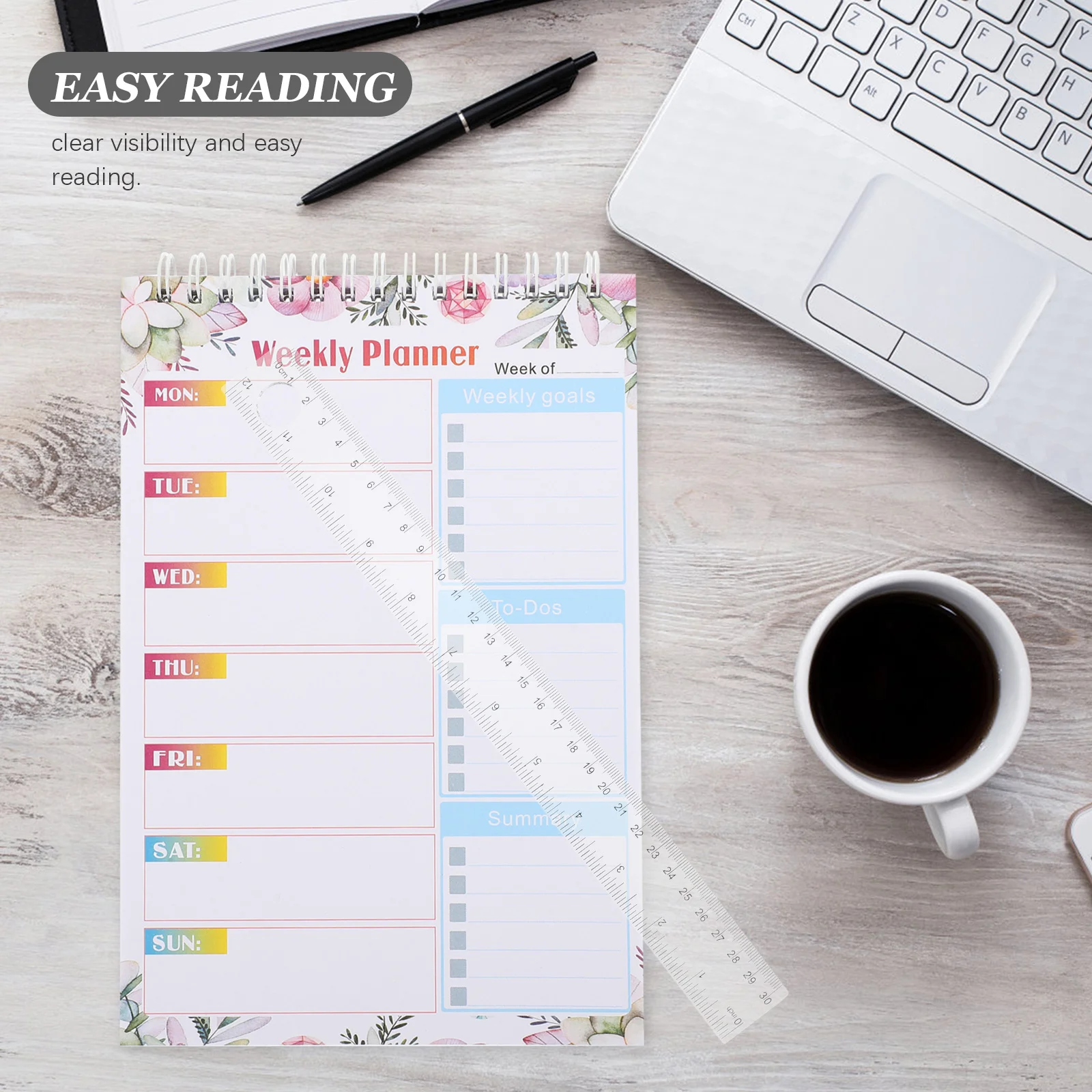 10 Pcs Magnifying Ruler Transparent Plastic Scale Drafting Tool Office Geometry Teaching Aid Precision Drawing Ruler