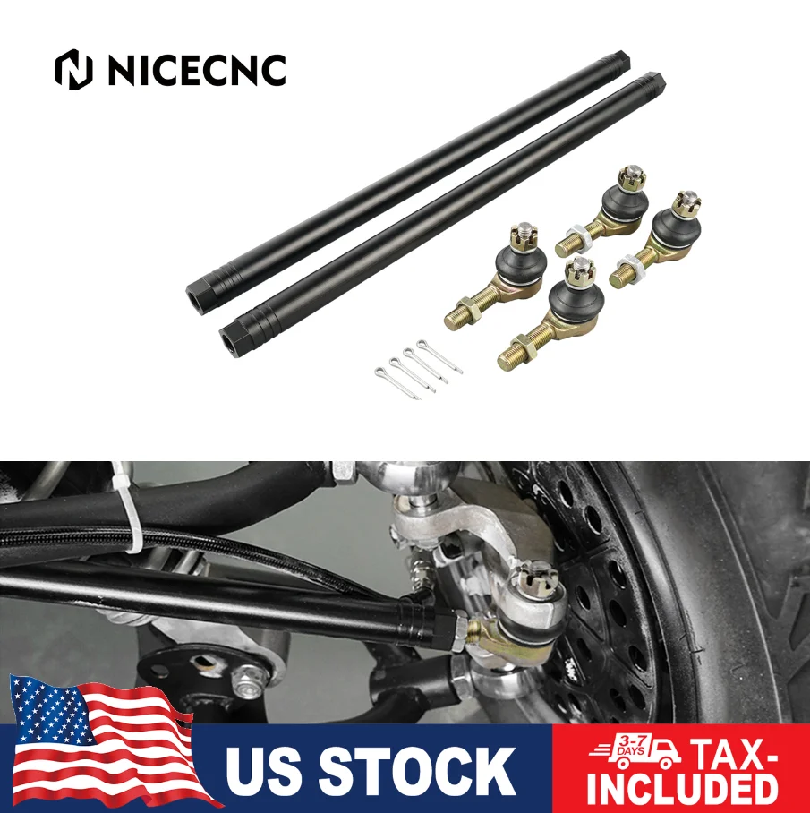 NICECNC ATV Ball Joint Tie Rod For Yamaha YFZ450 2008-2009 2012-2013 2017-2020 YFZ450R YFZ450X 2010-2011 Raptor 700 700R YFM 700