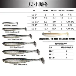 Señuelo KEITECH Easy Shiner Black Pit – Jig vinilo cola en T