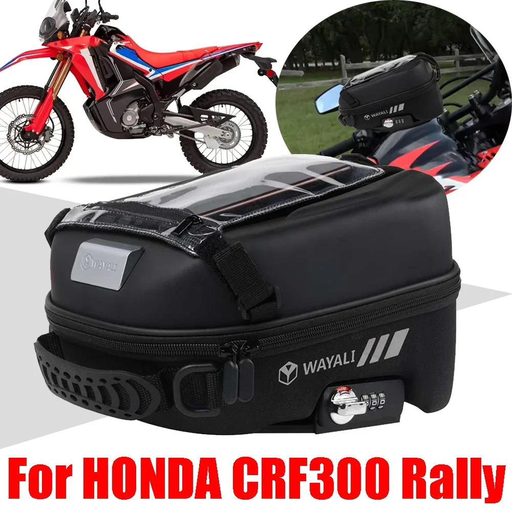 For HONDA CRF300L Rally CRF300 Rally CRF 300 L Accessories Tank Bag Luggage Tanklock Backpack Storage Bags Phone Navigation Bag