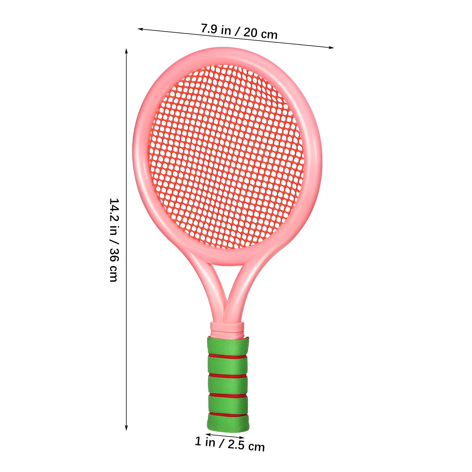 1Set Kids Tennis Racket Set Soft Handle Lightweight Design with Shuttlecock Ball for Young Players Coordination Skill