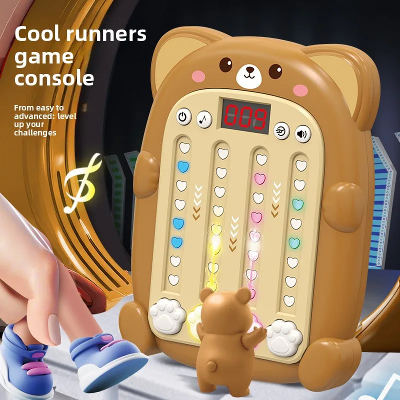 الكرتون الموسيقى الإلكترونية إيقاع لعبة آلة الصحافة السريعة دفع سريع لعبة وحدة التحكم ألعاب متململة يده لغز لعبة الألعاب الحسية