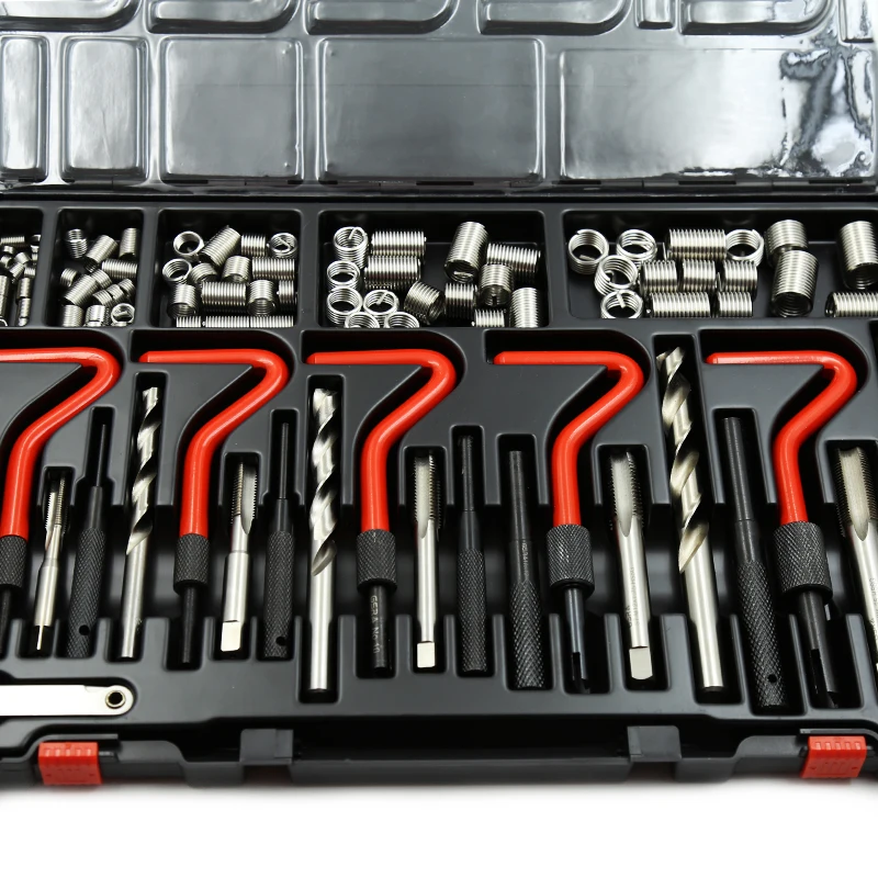 GSR HSS Metric Helicoil M5-M12/M6-14 Thread Repair Kit Thread Repair Tool Drill Bits Screw Tap Thread Inserts