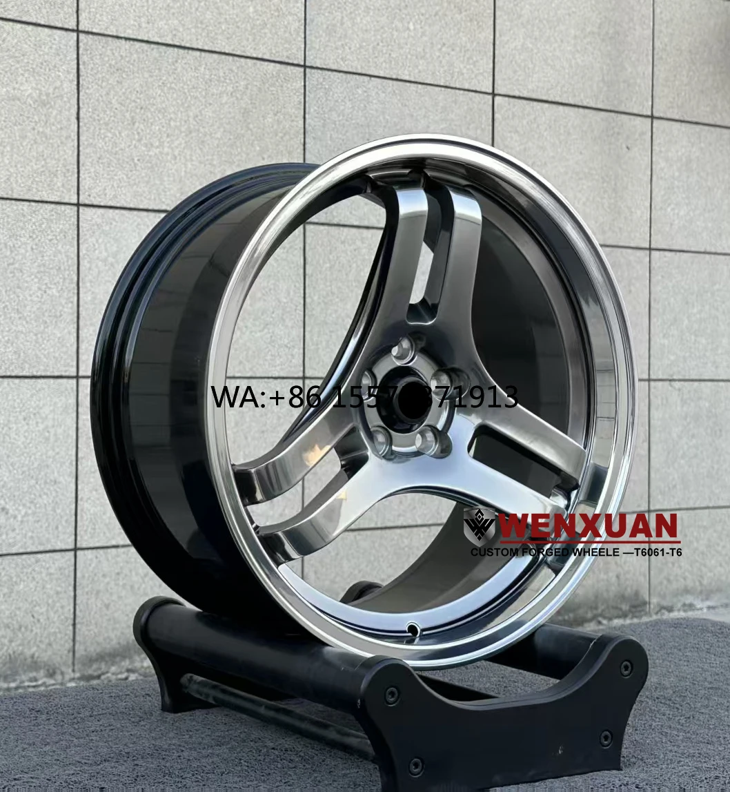 

For Forged Wheels 17 18 Inch 5x112 5x120 Jdm 5x114.3 5x100 Ver2 Racing Wheels Diamond Silver Milled Lip for Brz 86 Super Wrx Sti