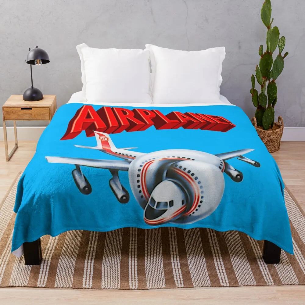 

Airplane! Movie Throw Blanket valentine gift ideas Bed Fashionable Blanket Bed linens Dorm Room Essentials