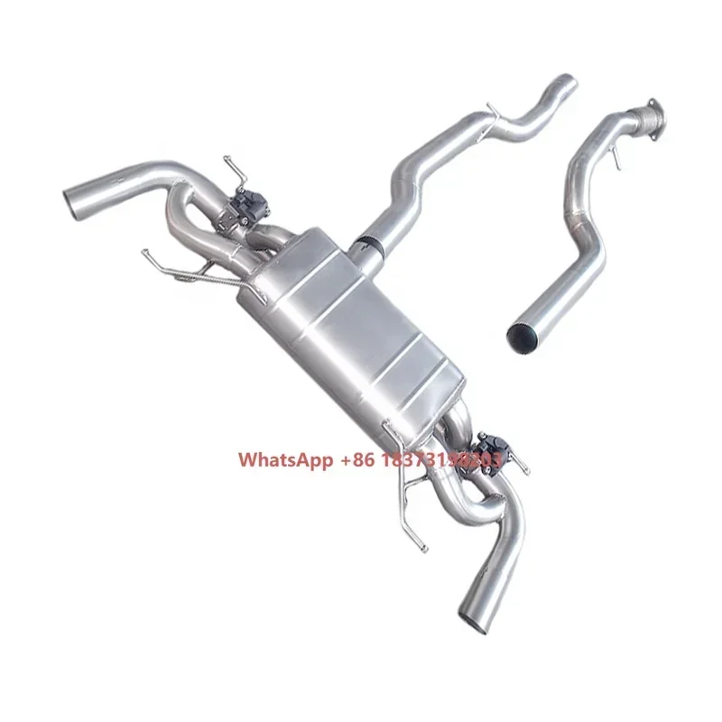 

Индивидуальная выхлопная система Catback из нержавеющей стали SS304 для Alfa Romeo Giulia Stelvio 2.0T с клапанной системой Valvetronic и дистанционным управлением глушителем