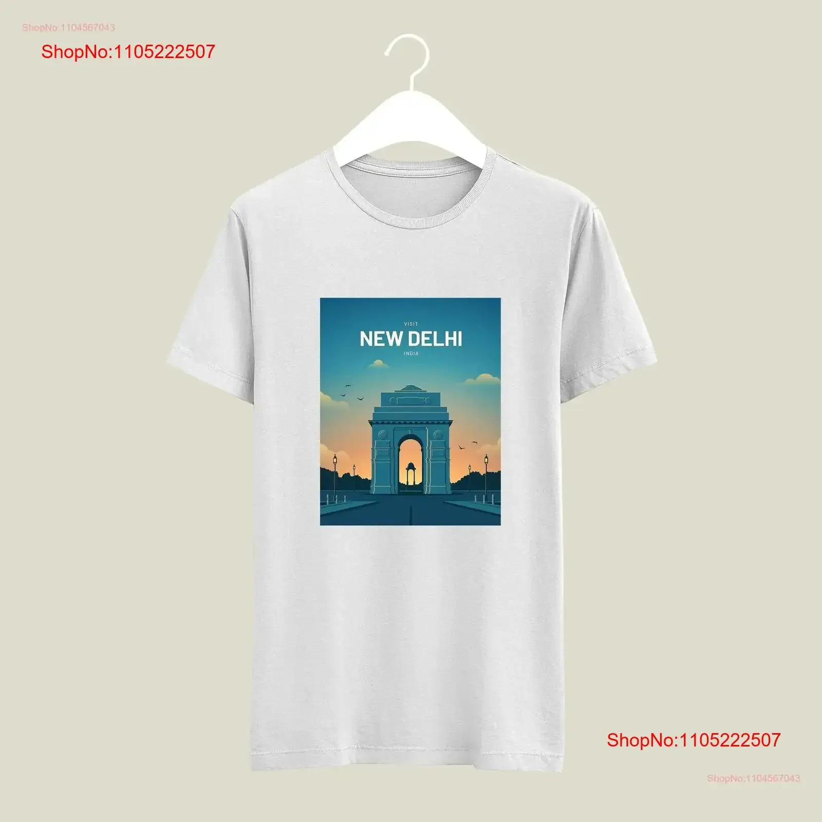 

Дели Индия Gate Традиционное изображение Футболка Любители искусства Люди винтажный стираный графический топ для повседневной носки Слегка унисекс