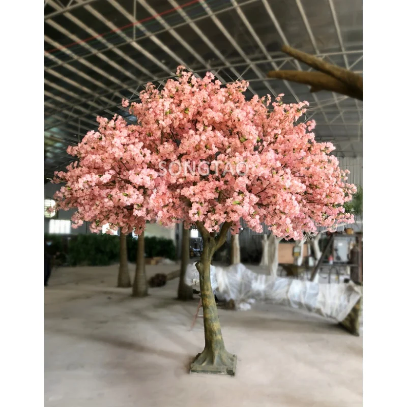 Custom. songtao 300cm indoor outdoor wedding decorative pink sakura flower tree Artificial Cherry Blossom Tree