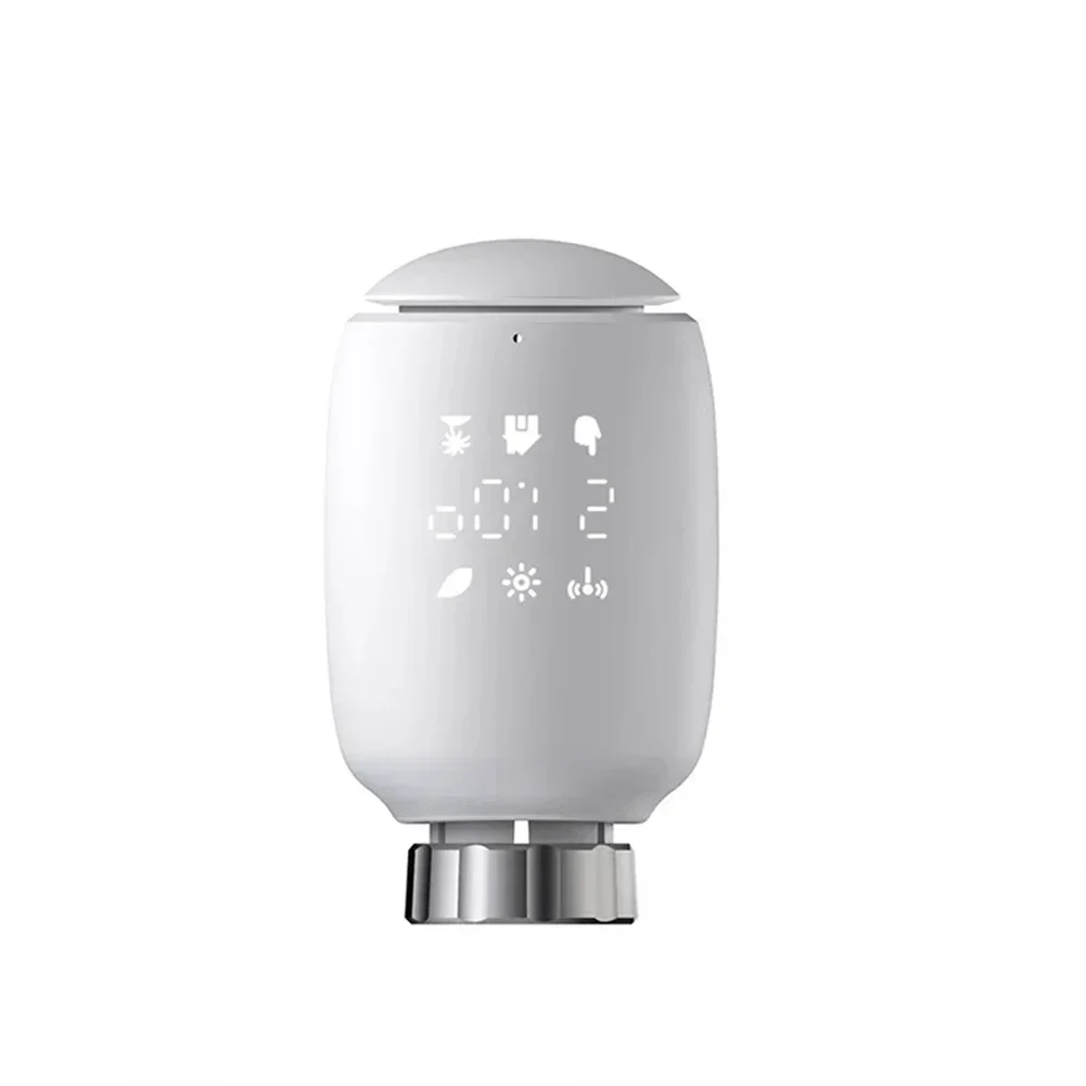 

For Zigbee Thermostatic Radiator Valve APP Controlled Room Temperature Management Easy Installation and Holiday Mode