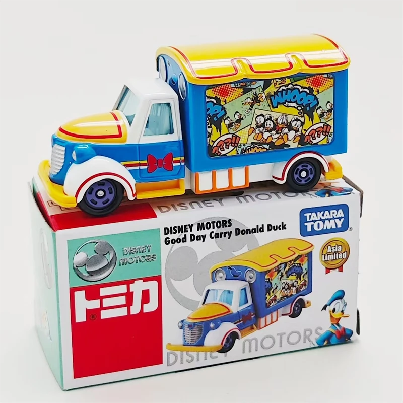 Genuine Tomica Tomica Alloy Car Disney Black And White Mickey Steam Train Model Toy Car Collection Children Birthday Gifts