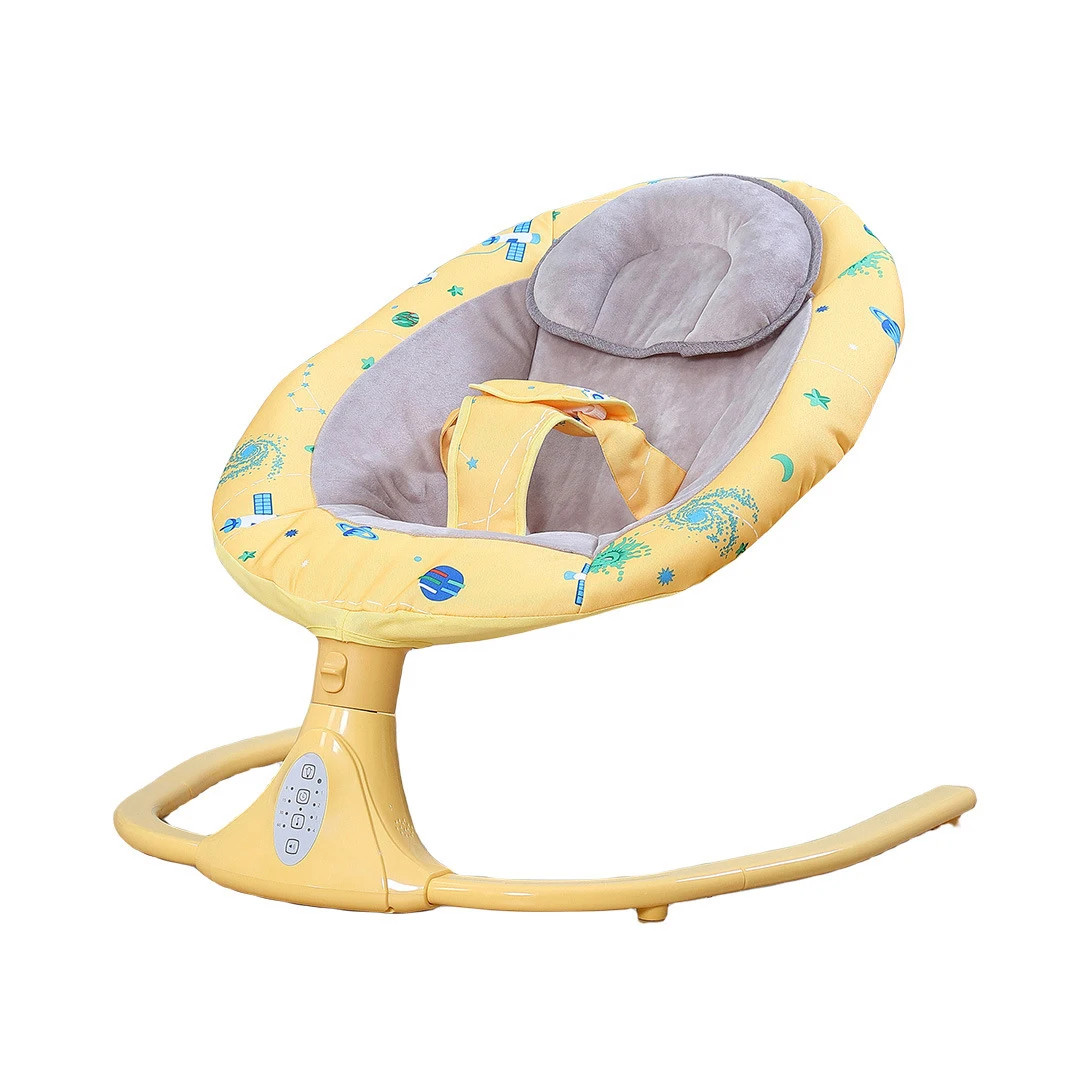 Baby Electric Rocking Chair Baby Music Auto Newborn Swing Chair with Mosquito Net Automatic Remote Rocker Cradle Bed 0-24month