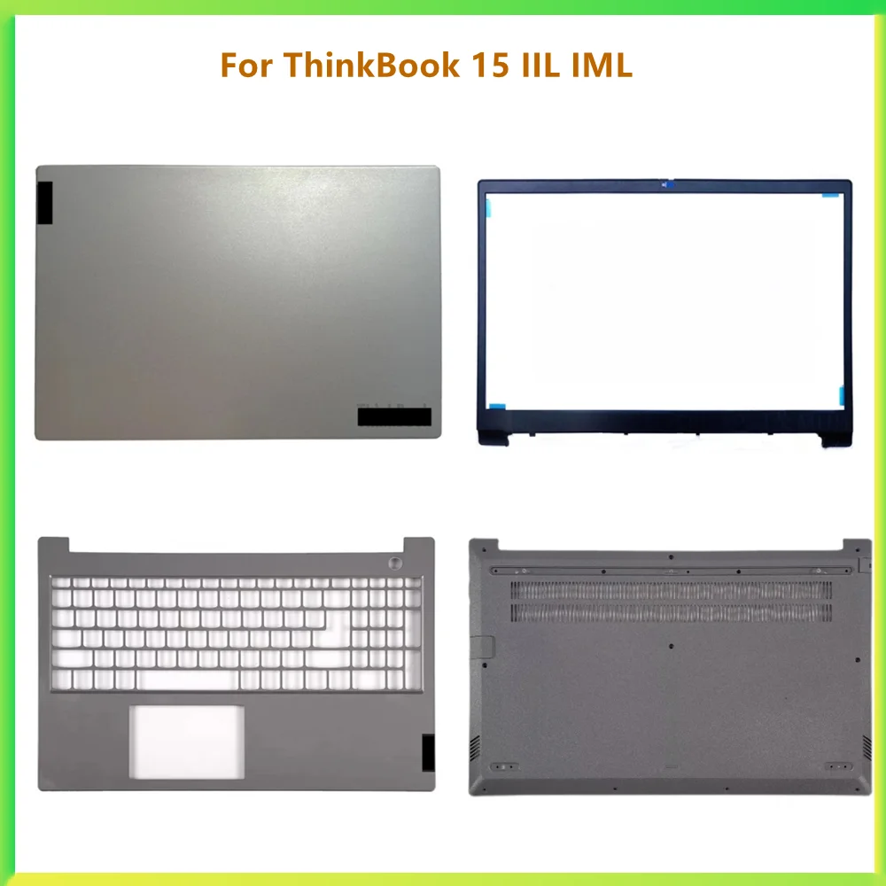 

New Laptop LCD Back Cover Screen Bezel Front Frame Top Case Palmrest Upper Bottom Cover Case For Lenovo ThinkBook 15 IIL IML