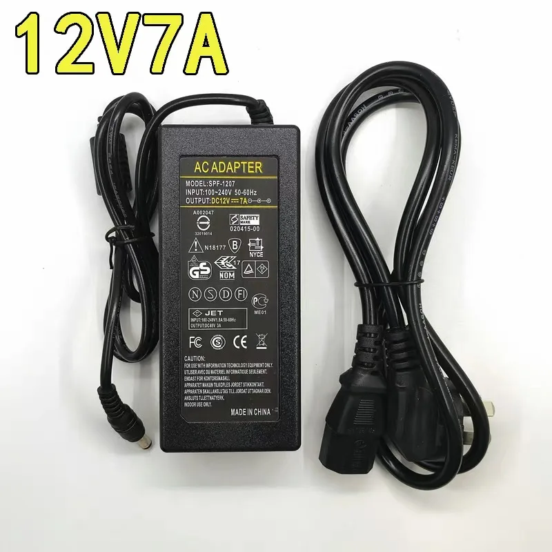 12V5A4A3A6A8A Power Adapter Surveillance Camera Video LED Display