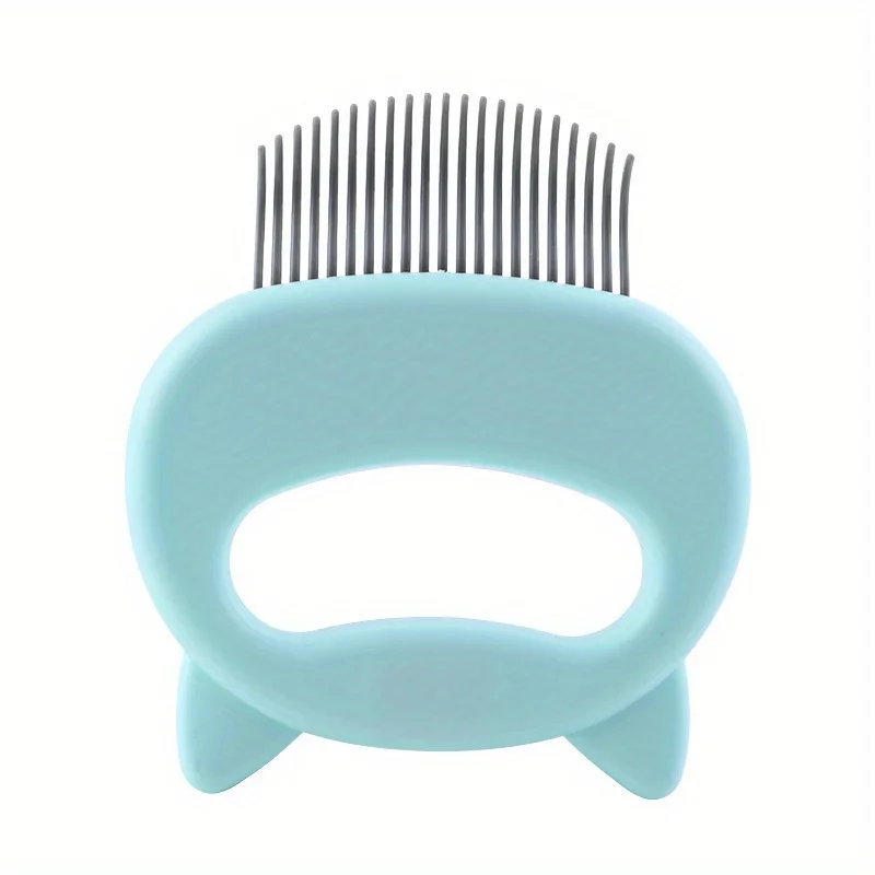 Cat Massage Comb detangling comb Easy Grip Handle Effectively Remove Cat Hair Fine Soft Brush Hair Multi-Color Grooming Tools view 5