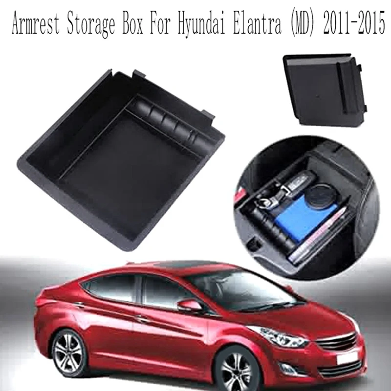 Car Armrest Storage Box for Hyundai Elantra (MD) 2011-2015 Central Control Storage Box