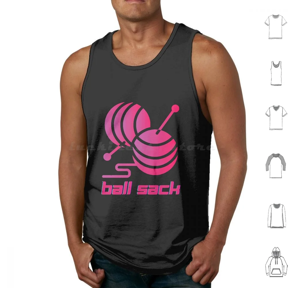My Ball Sack Tank Tops Print Cotton Ball Sack