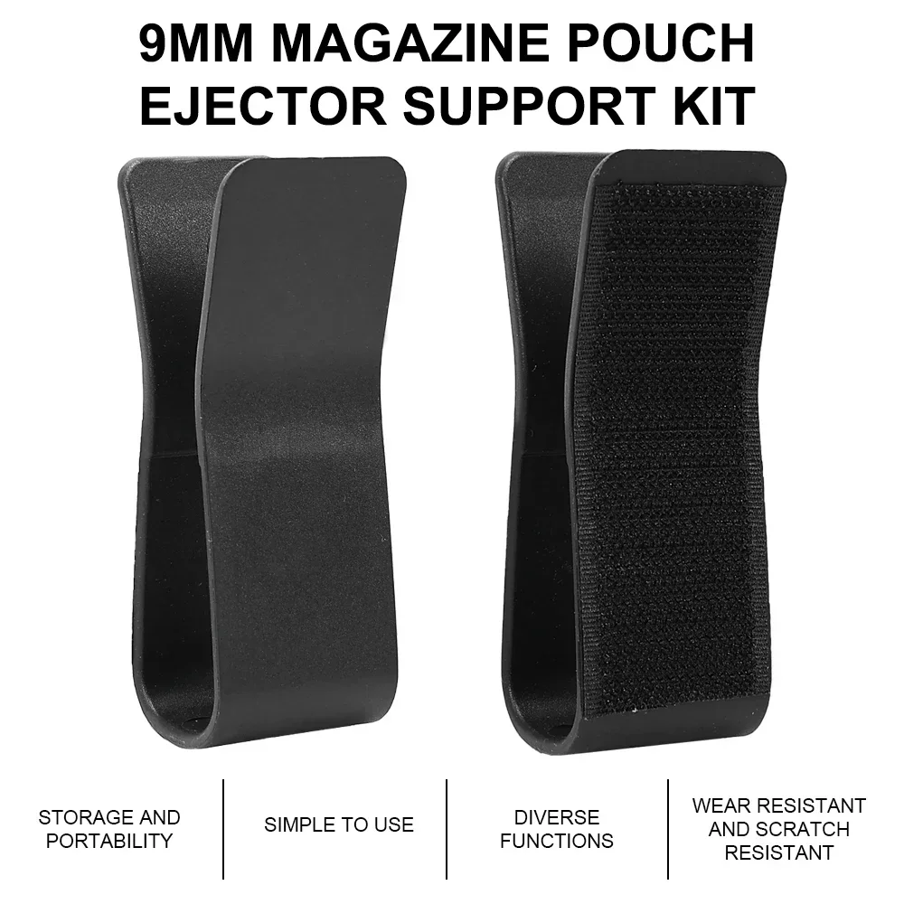 Clip d'insertion de Magazine tactique de 9mm, support Mag. 45 45ACP pistolet Mag insérer MOLLE support de pochette pour chargeur unique, accessoires pour pistolet jouet