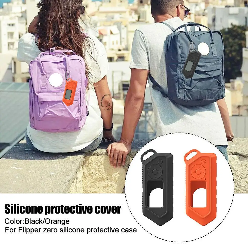 For Flipper Zero Silicone Protective Cover Anti-Drop Shockproof Game Housing Anti Scratch Soft Protection Case