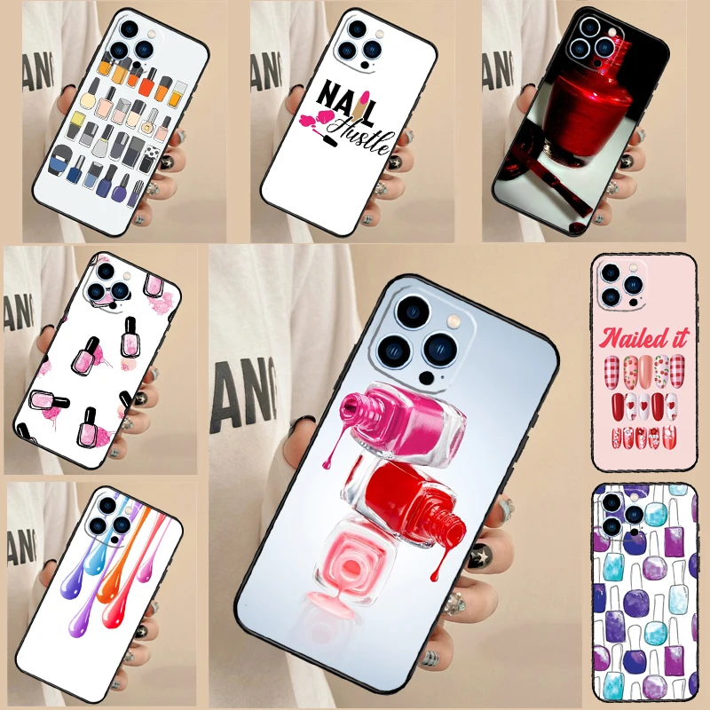 Funda de colección de botellas de esmalte de uñas para OnePlus Nord 5 CE 2 3 4 Lite N10 N20 N30 OnePlus 10T 13R 12R 13s 10 11 12 13