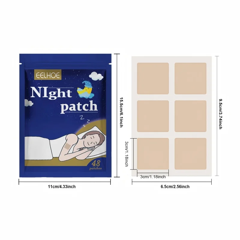 Night Sleep Patches, Herbal Transdermal Stickers for Night Relaxation & Sleep Quality Support, 7Pack 336Pcs Total
