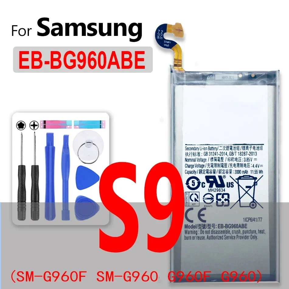 Battery For Samsung GALAXY S2 S3 S4 S5 mini S6 S7 Edge S8 S9 Plus S10 S10E S20 Ultra S6edge S7edge SM G925F G930F G935F G950F