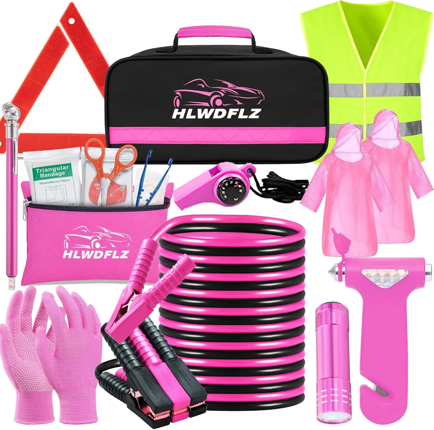 

Автомобильный аварийный комплект из 17 предметов для зимней безопасности путешествий, необходимое вспомогательное снаряжение для всех водителей