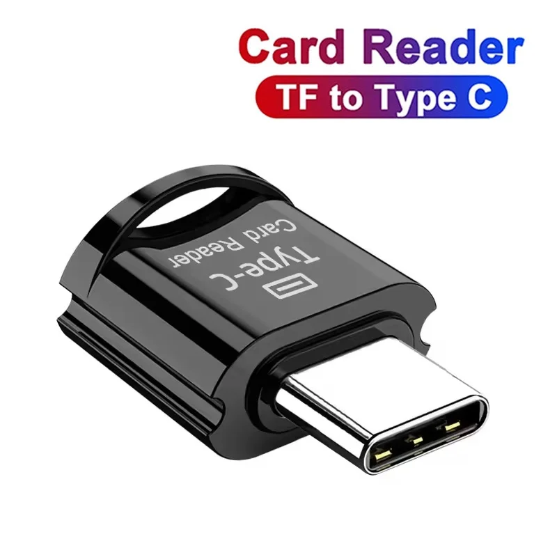 Phone TF Adapter Transfers Photos And Videos Mini Type C Card Reader For Type C Tablet Notebook Camera Photo Backup Supplies Kit